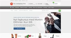 Desktop Screenshot of denintelligentekrop.dk
