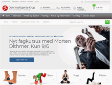 Tablet Screenshot of denintelligentekrop.dk